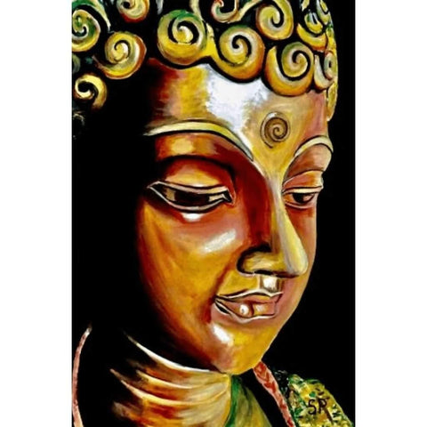 Buddha Abstract Acrylic Painting Buy Now on Artezaar.com Online Art Gallery Dubai UAE