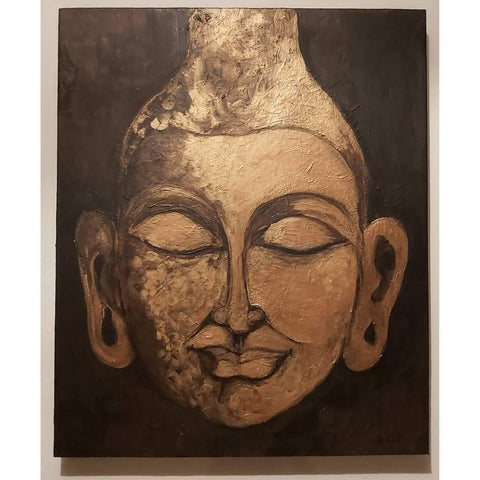 Buddha The Light Of Hope Abstract Acrylic Painting Buy Now on Artezaar.com Online Art Gallery Dubai UAE
