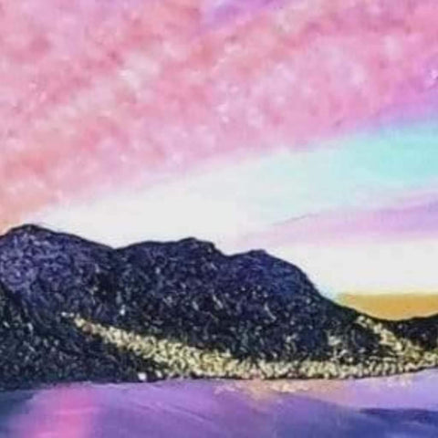 Cape Town at Sunset Fine Art Oil Painting Buy Now on Artezaar.com Online Art Gallery Dubai UAE