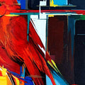 Cardinal by Pue Majumdar Acrylic painting Buy now on artezaar.com Online Art Gallery