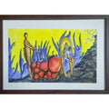 Caring Watercolor Painting Buy Now on Artezaar.com Online Art Gallery Dubai UAE