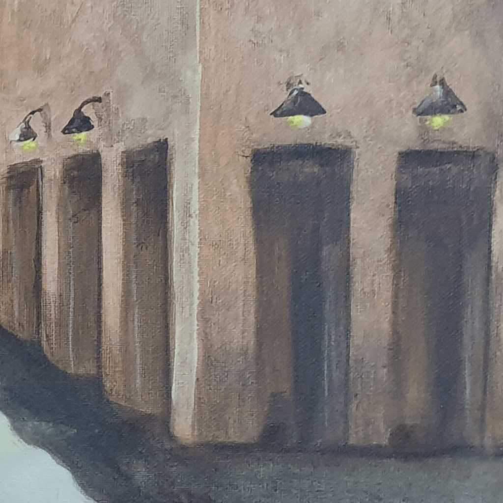 Fine Art Acrylic Painting Dubai Al Seef 2 Dubai