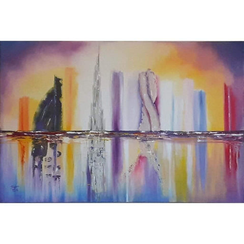 Dubai Oil Painting Buy Now on Artezaar.com Online Art Gallery Dubai UAE