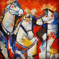 Equine Dreaming 1 Mixed Media Painting Buy Now on Artezaar.com Online Art Gallery Dubai UAE