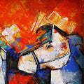 Equine Dreaming 1 Mixed Media Painting Buy Now on Artezaar.com Online Art Gallery Dubai UAE