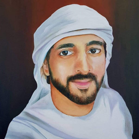 Fazza Fine Art Oil Painting Buy Now on Artezaar.com Online Art Gallery Dubai UAE