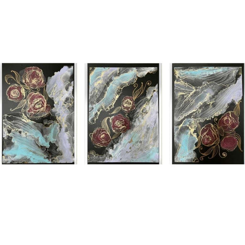 Floating Roses by Rashida Golwala Buy now on artezaar.com Online Art Gallery