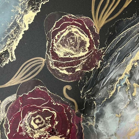 Floating Roses by Rashida Golwala Buy now on artezaar.com Online Art Gallery