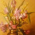 Fresh Flowers Oil Painting Buy Now on Artezaar.com Online Art Gallery Dubai UAE