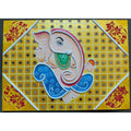 Ganesha inspired with Lippan art by Divya Singla Buy now on artezaar.com Online Art Gallery