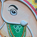 Ganesha inspired with Lippan art by Divya Singla Buy now on artezaar.com Online Art Gallery