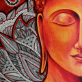 In Search Of Inner Peace Fine Art Mixed Media Painting Buy Now on Artezaar.com Online Art Gallery Dubai UAE