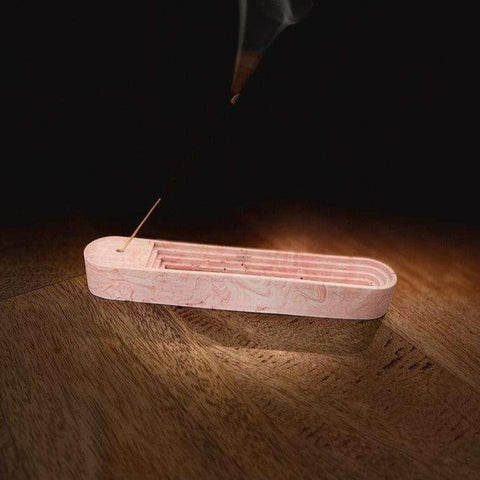 Incense holder Jesmonite (Pink) by Akshita Makhija Buy now on artezaar.com Online Art Gallery