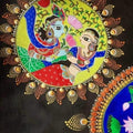 Indian Grace Fine Art Mixed Media Painting Buy Now on Artezaar.com Online Art Gallery Dubai UAE
