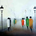 Known To Unknown Acrylic Painting Buy Now on Artezaar.com Online Art Gallery Dubai UAE