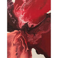 La Flor Roja Abstract Acrylic Painting Buy Now on Artezaar.com Online Art Gallery Dubai UAE