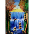 Landscape Painting of Water Falls Acrylic Painting Buy Now on Artezaar.com Online Art Gallery Dubai UAE