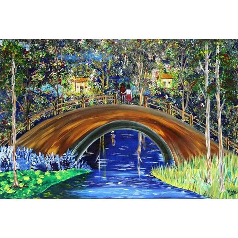 Lover's Bridge Acrylic Painting Buy Now on Artezaar.com Online Art Gallery Dubai UAE