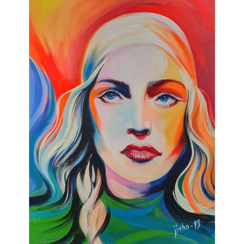 Madonna Pop Art Acrylic Painting Buy Now on Artezaar.com Online Art Gallery Dubai UAE