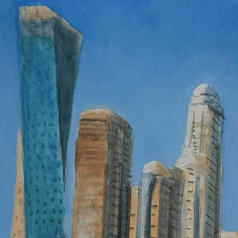 Marina Acrylic Painting Buy Now on Artezaar.com Online Art Gallery Dubai UAE