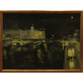 Mesmerizing Paris Evening Painting Buy Now on Artezaar.com Online Art Gallery Dubai UAE