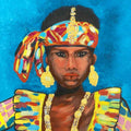Nigerian Beauty Fine Art Acrylic Painting Buy Now on Artezaar.com Online Art Gallery Dubai UAE
