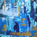 Ode to the blues by Sana Waqar Khan Acrylic Painting Buy now on artezaar.com Online Art Gallery