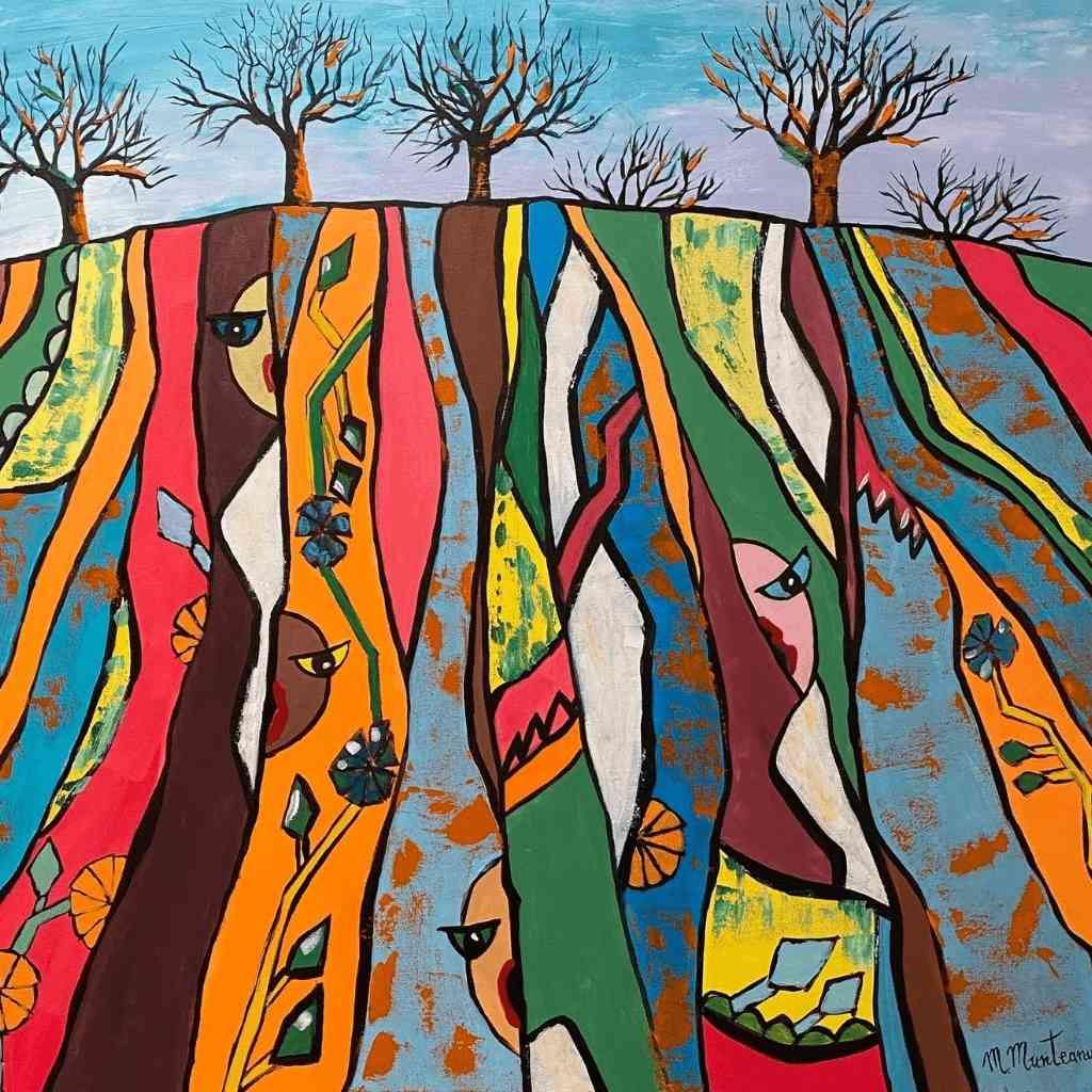 Acrylic Painting | Peaceful Land | Artezaar.com Art Gallery Dubai ...