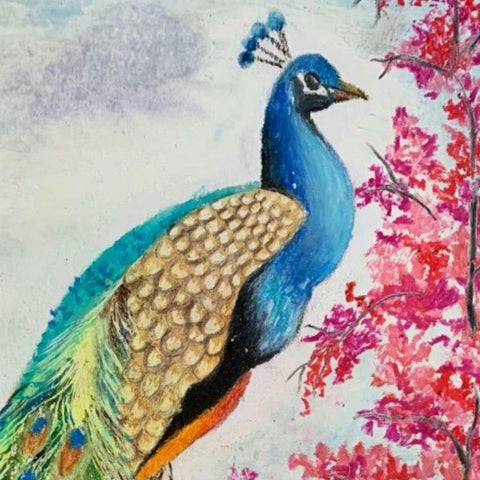 Peacock-grace & poise by Divya Singla Buy now on artezaar.com Online Art Gallery