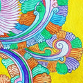 Peacock in Kerala mural style by Divya Singla Buy now on artezaar.com Online Art Gallery