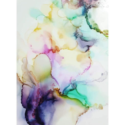 Rays And Hues Abstract Alcohol Ink Buy Now on Artezaar.com Online Art Gallery Dubai UAE