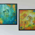 Romance in the Air Mixed Media Painting Buy Now on Artezaar.com Online Art Gallery Dubai UAE