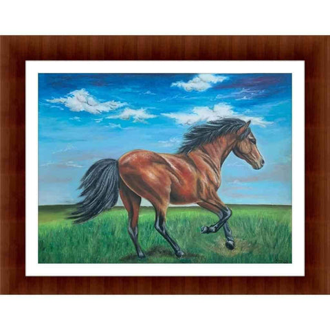 Running Horse Symbol Of Success And Power Mixed Media Painting Buy Now on Artezaar.com Online Art Gallery Dubai UAE