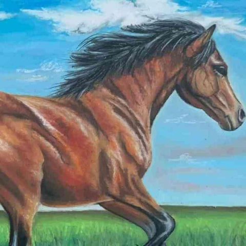 Running Horse - Symbol of Success and Power - Artezaar.com Online Art Gallery