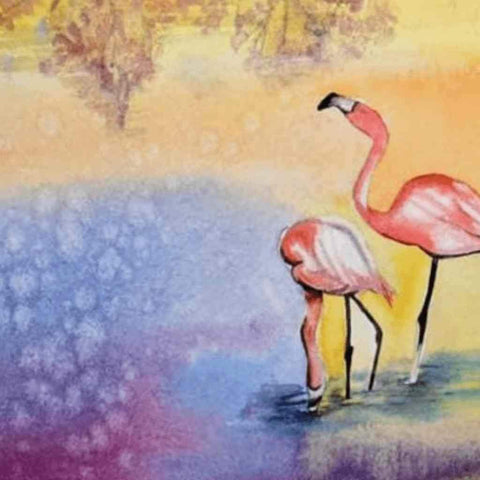 Serendipity Watercolor Painting Buy Now on Artezaar.com Online Art Gallery Dubai UAE