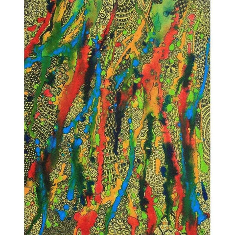 Splash of Colors Abstract Mixed Media Painting Buy Now on Artezaar.com Online Art Gallery Dubai UAE