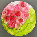 Strawberry Crush Alcohol Ink Painting Buy Now on Artezaar.com Online Art Gallery Dubai UAE