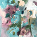 Summer Flowers Abstract Acrylic Painting Buy Now on Artezaar.com Online Art Gallery Dubai UAE