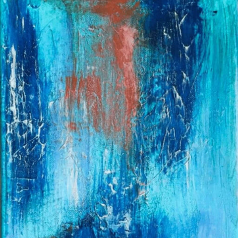 Textured Abstract Mixed Media Painting Buy Now on Artezaar.com Online Art Gallery Dubai UAE