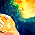 The Light by Afshan Quraishi Oil painting Buy now on artezaar.com Online Art Gallery