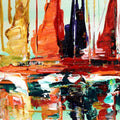 The Sailing Ships Acrylic Painting Buy Now on Artezaar.com Online Art Gallery Dubai UAE
