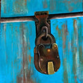 The Secret The Lock Abstract Acrylic Painting Buy Now on Artezaar.com Online Art Gallery Dubai UAE