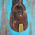 The Secret The Lock Abstract Acrylic Painting Buy Now on Artezaar.com Online Art Gallery Dubai UAE