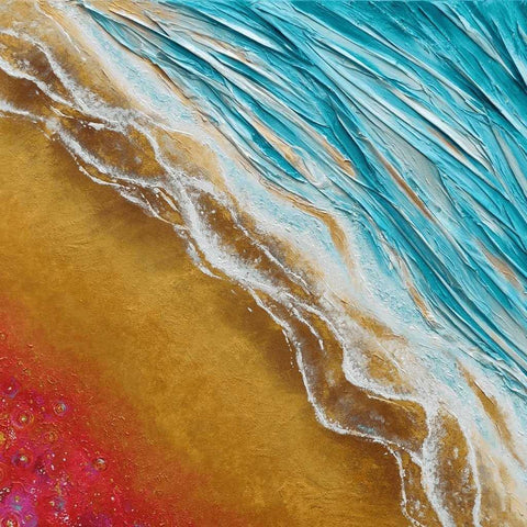 The Sounds of The Sea Abstract Mixed Media Painting Buy Now on Artezaar.com Online Art Gallery Dubai UAE