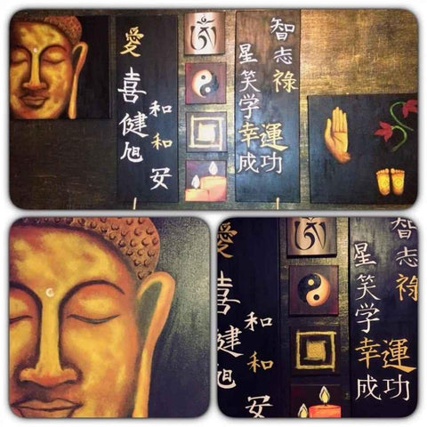 The State of Zen Buddha Acrylic Painting Buy Now on Artezaar.com Online Art Gallery Dubai UAE