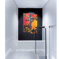The Story of Sitar and Tabla Acrylic Painting Buy Now on Artezaar.com Online Art Gallery Dubai UAE