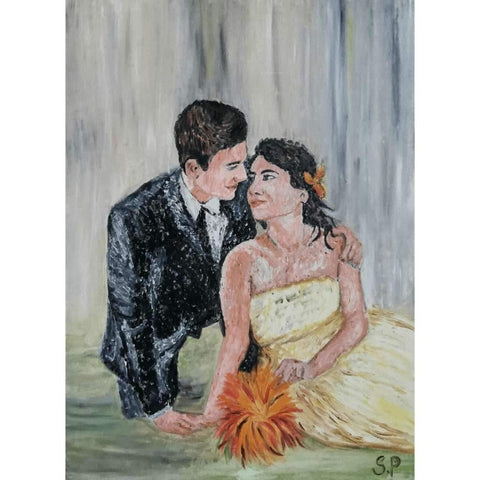 The Vow Fine Art Oil Painting Buy Now on Artezaar.com Online Art Gallery Dubai UAE