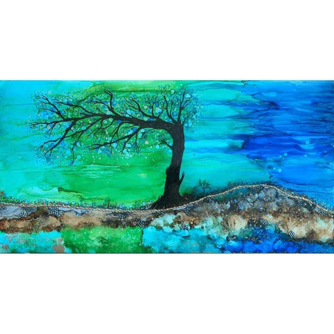 Tree Story 1 Mixed Media Painting Buy Now on Artezaar.com Online Art Gallery Dubai UAE