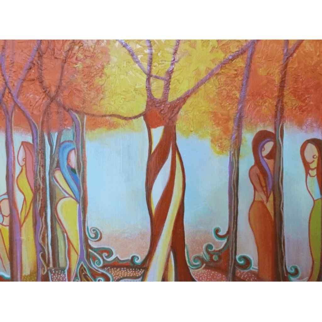 Unity | Abstract Mixed Media Painting | Artezaar Dubai – Artezaar.com ...
