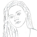 Pavithra Sketch Buy Now on Artezaar.com Online Art Gallery Dubai UAE